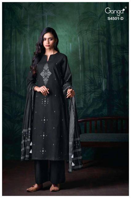 Ganga kruzie 4501 Unstitched dress materials in Ahmedabad